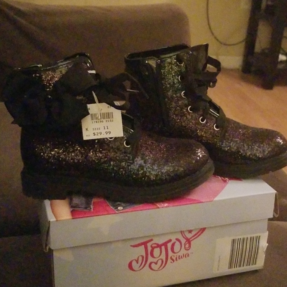 Kids JoJo sparkle boots